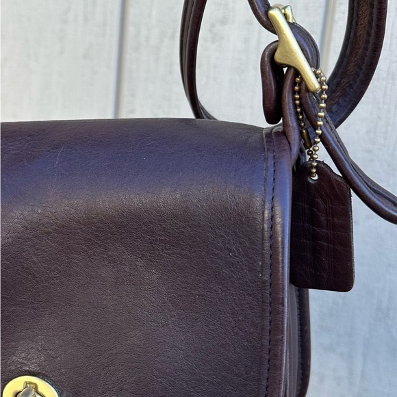 Vintage Coach Bag Legacy Small Flap 9965 Mahogany - Picture 6 of 10